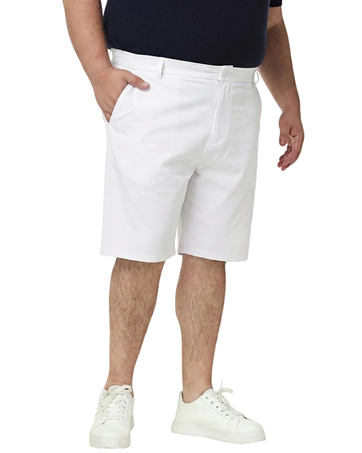 Mens Classic Fit 7 9 11 Inch Golf Shorts Lightweight Long Stretch Hiking Short with 4 Pockets for