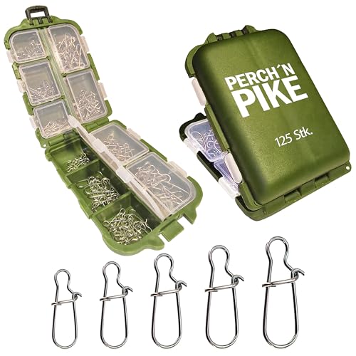 PERCH`N PIKE Snaps en kit avec boîte, Duo-Lock Snap, 11-33