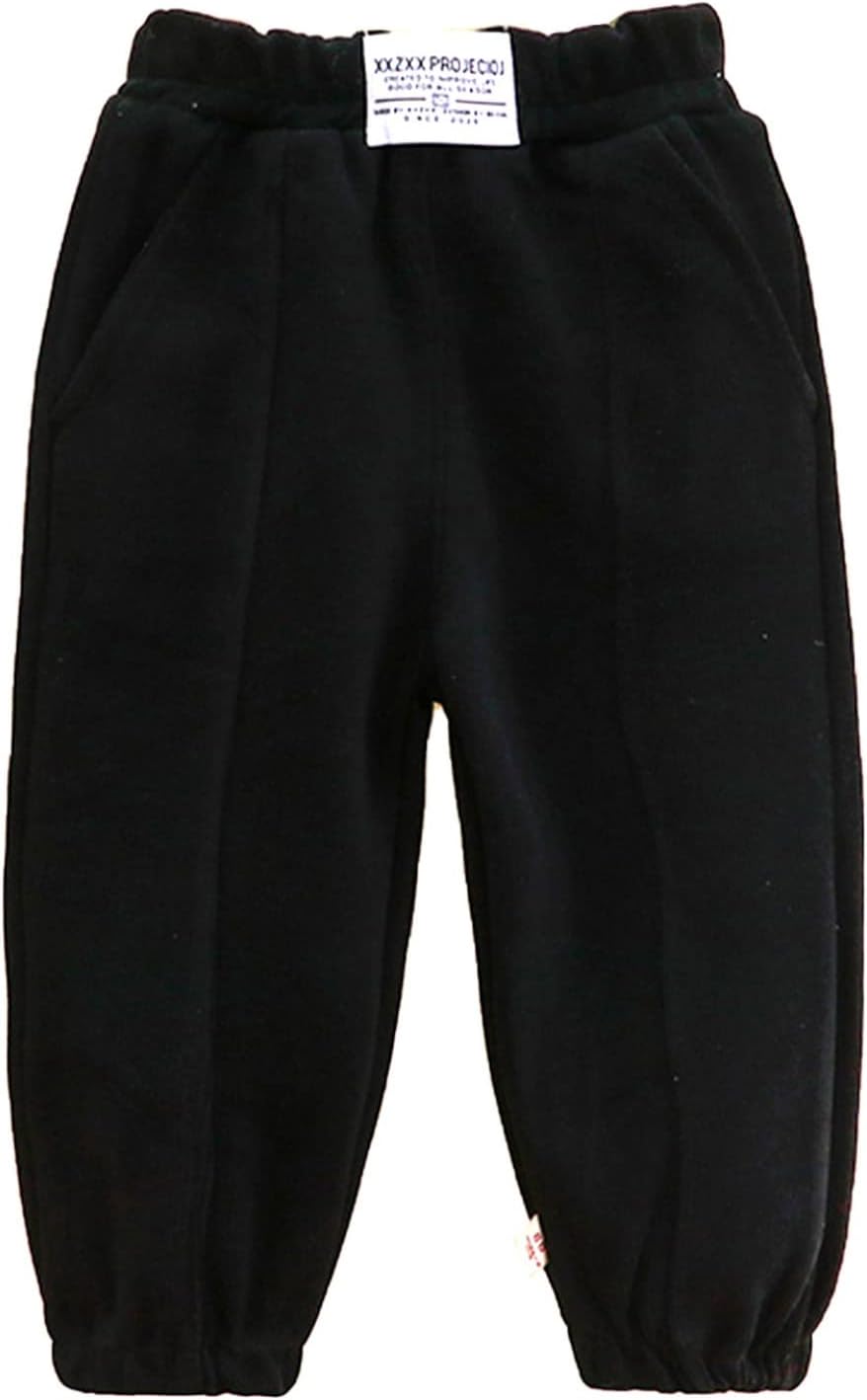 Toddler Baby Boys Joggers Pants Cotton Soild Color Sweatpants Trousers Bottoms