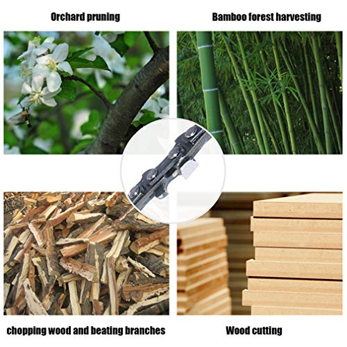 RXXXWELD Mini Chainsaw Chain 4-Inch Guide Saw Chain for Cordless Electric Protable Battery Handheld Chain Saw