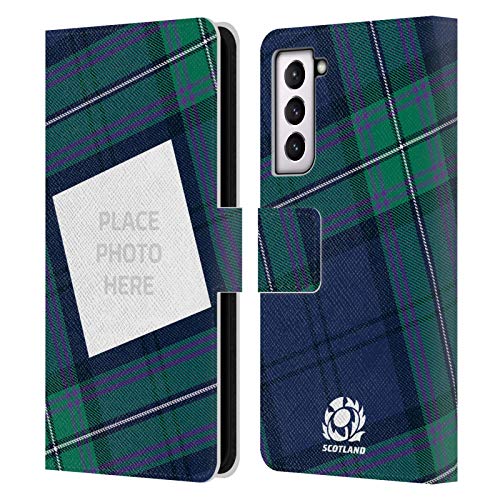 Coque Samsung S21 5G Écosse Rugby en cuir portefeuille personnalisée