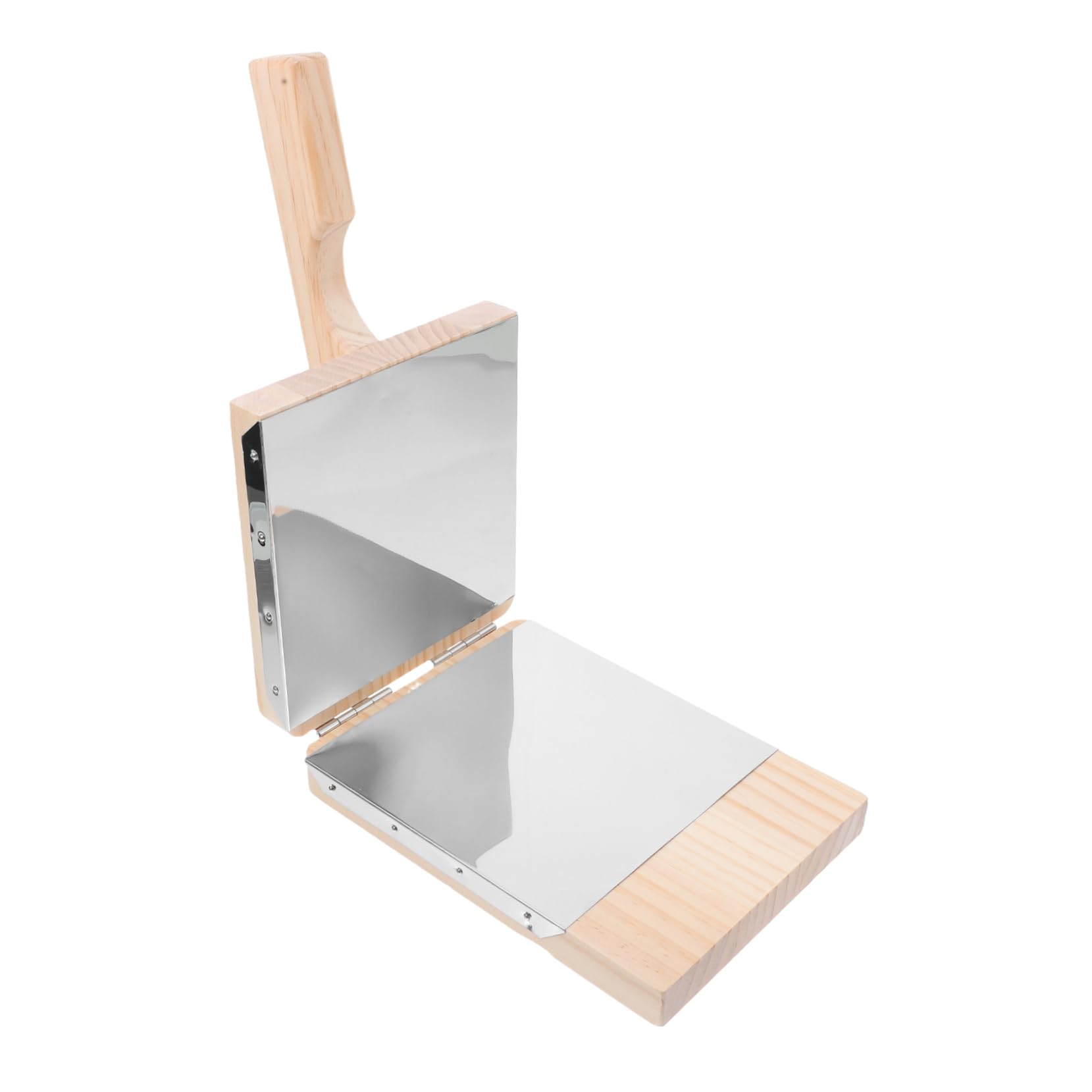 Stampo per Ravioli in Legno Resistente Pressa Manuale per Pasta e Gnocchi, Accessorio Cucina Funzionale per Preparazione Artigianale di Impasti