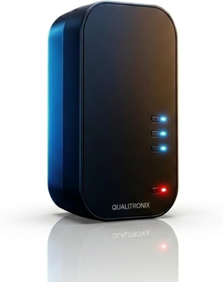 Mini Nobreak QNB02 12V para Roteador, Modem, ONT Fibra e Câmeras CFTV | Fonte com Bateria Interna | Backup de Energia Automático | Proteção contra Queda de Energia Qualitronix| Até 7 horas de Duração