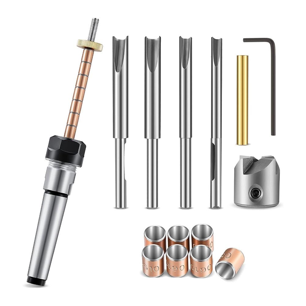 Kit de fabricación de bolígrafos, eje de bolígrafo y soporte para bolígrafo, mandril de giro de madera para hacer bolígrafos, torno de carpintería, piezas de repuesto accesorios B