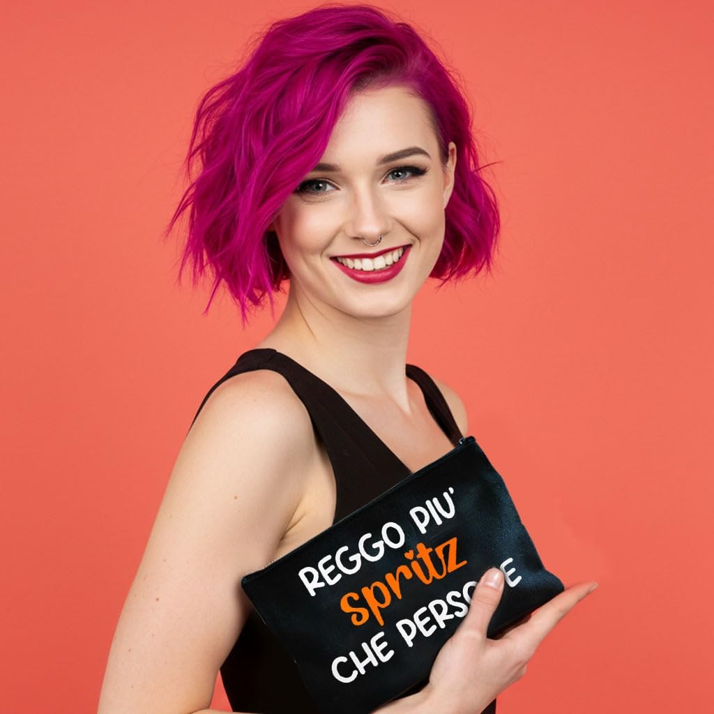 Pochette reggo più spritz che persone, idea regalo per le amiche.