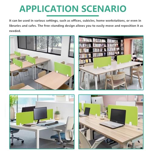 Sichtschutzwand für den Schreibtisch, schalldichte Akustik-Sichtschutzwand – Lärmreduzierende Bürotrennwand für bessere Konzentration, Arbeitsplatzabtrennung (Blau, 100 x 30 cm) – Steigert P