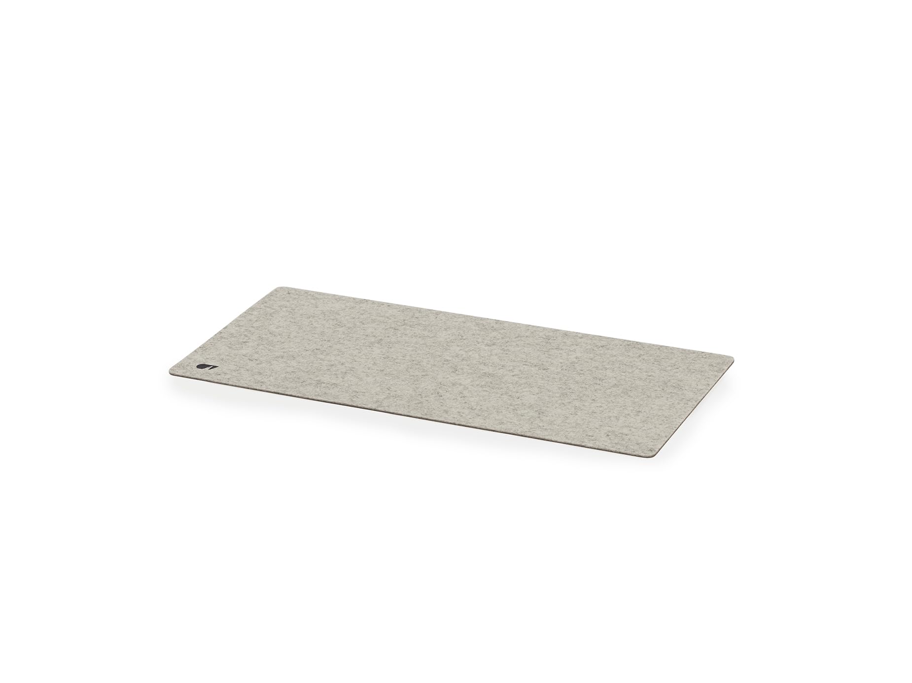 Oakywood - Schreibtischunterlage Filz - Mauspad Groß - aus Merino Wolle & Kork - Stilvolles und bequemes Mousepad für Büro, Homeoffice - Steingrau 62x30cm (24.41x11,8 in)