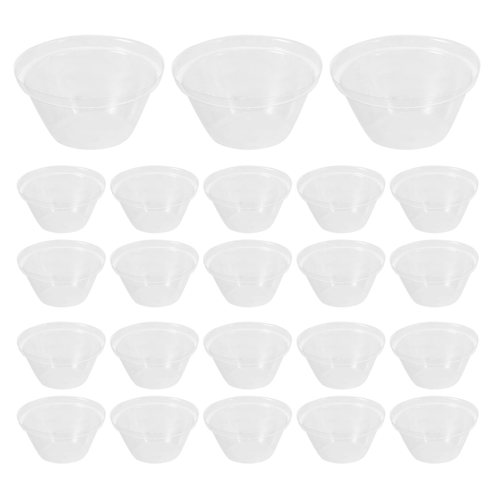 TOYANDONA 200 Unidades Cúpulas Protectoras para Plantas Cubierta Transparente de Plástico para Invernadero y Cultivo Hidropónico Campana para Macetas de Vivero Resistente al Frío y