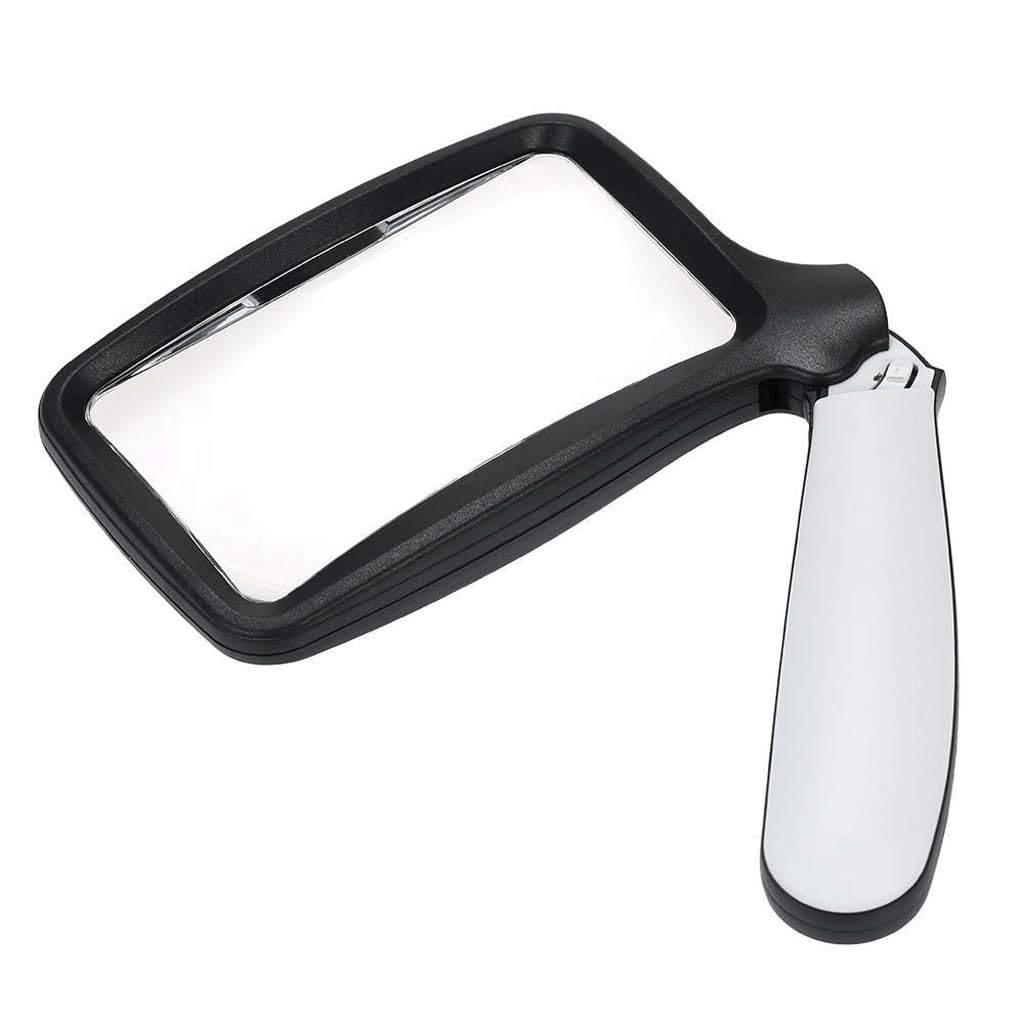 Lente di ingrandimento Rettangolare Pieghevole Portatile (D 1 pz)