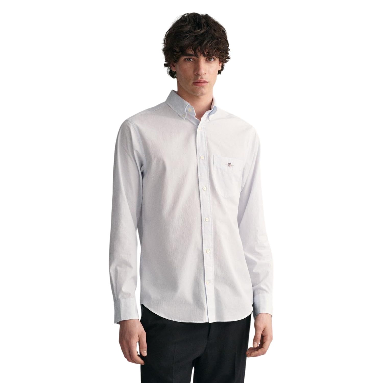 Gant Poplin Banker Shirt Blue Medium