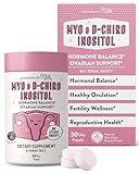 Legendairy Milk Myo-Inositol & D-Chiro Inositol Supplement for Women, 40:1 Ratio, PCOS & Fertility Support, Hormone Balance, Sugar Free Vegan Chewable Tablets, Cherry Flavor, 30 Day Supply