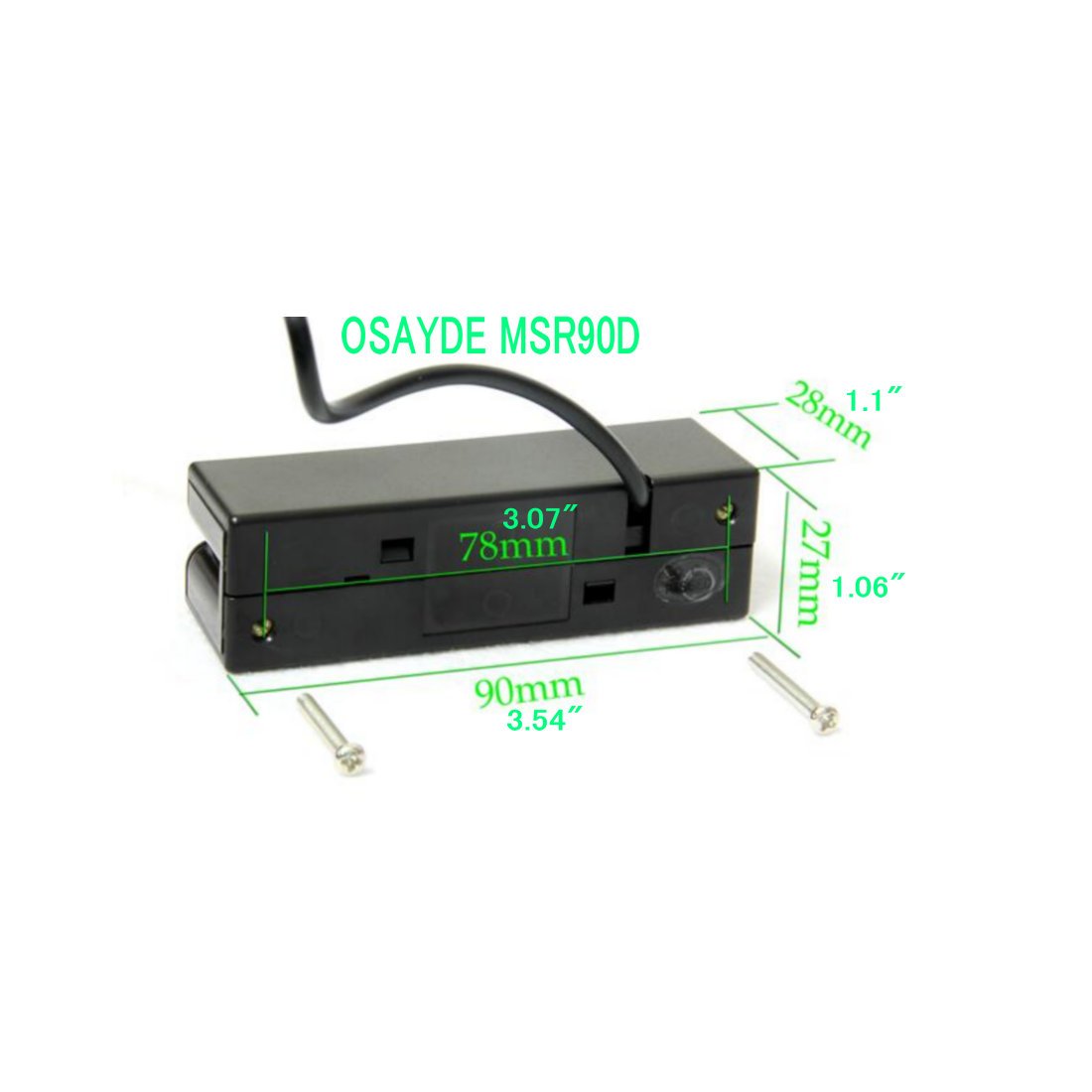 MSR90D Credito Magstrip Swipe Reader di Raccolta Dati USB Striscia Magnetica Card 3 Tracce Pos Mini Mag Hi-Co Swiper Compatibile per MSR90