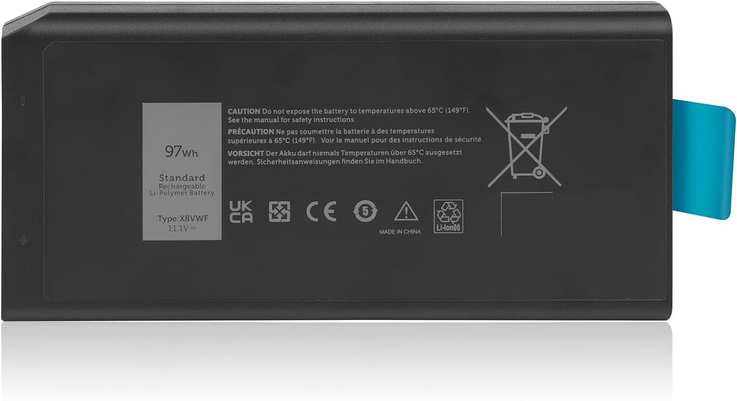 Wefly X8VWF Laptop Battery Compatible for Dell Latitude 14 Rugged 5404 5414 E5404 Extreme 7404 7414 E7404 Series P45G P46G P46G001 P46G002 CJ2K1 VCWGN 4XKN5 YGV51 DKNKD XN4KN XRJDF 453-BBBE 453-BBBD