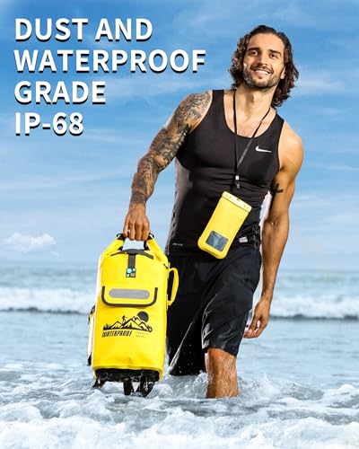 IDRYBAG Dry Bag Backpack Waterproof Floating 20L/30L/40L, Dry Bags Waterproof Backpack for Men, Dry Sack Waterproof Bag Kayak