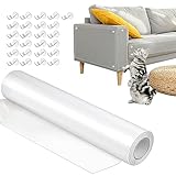 【 Hochwertiges Material 】 Es besteht aus ungiftigem PVC-Material, langlebig und zerstörungsfrei und kann leicht entfernt werden, ohne offensichtliche Spuren zu hinterlassen, wodurch die Auswirkungen auf das Sofa reduziert werden.