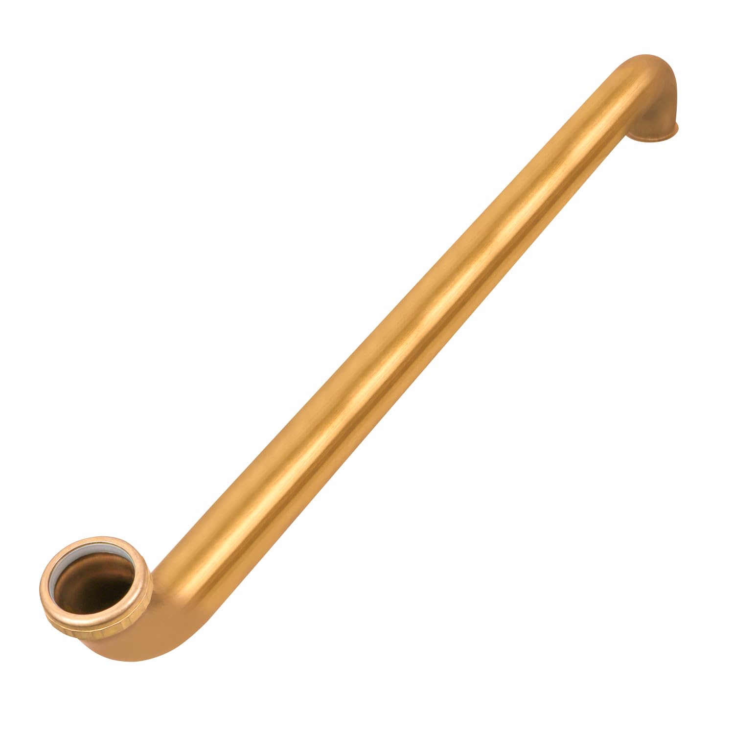 Double coude de vidage tubulaire 1-1/2 x 24 in 22GA en cuivre Flexcraft 22024