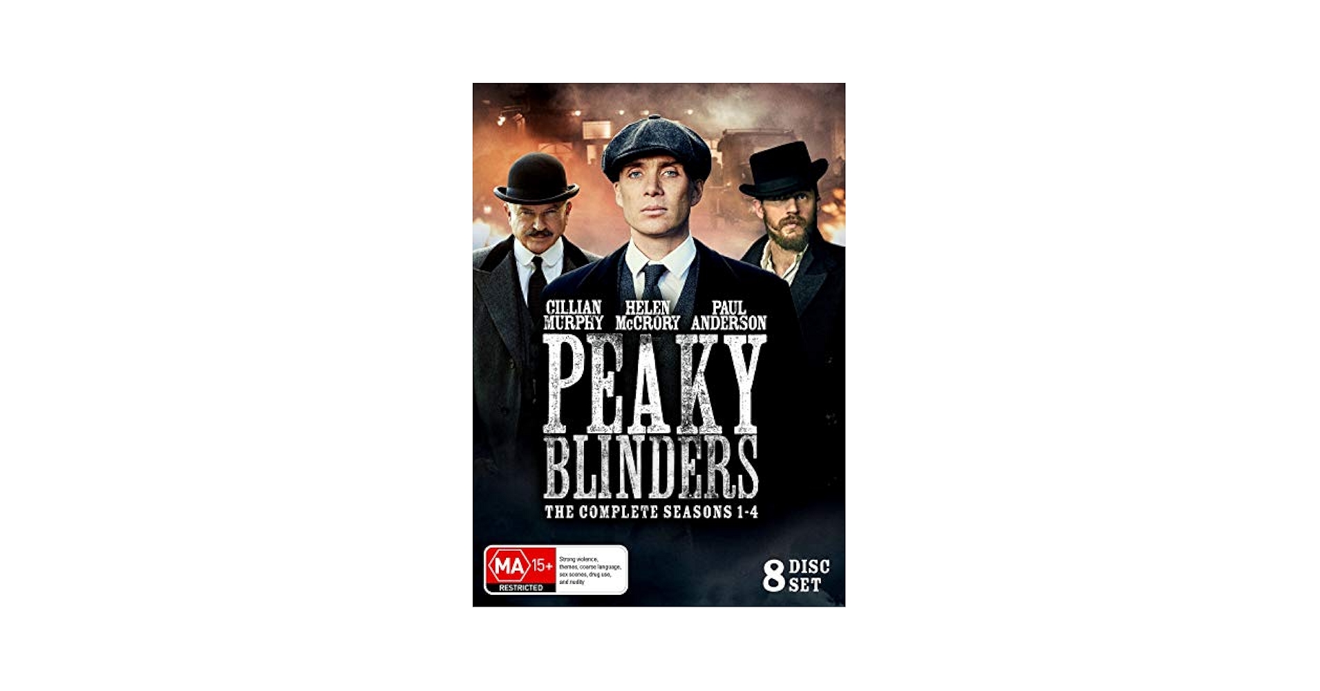 Amazon.com: Peaky Blinders Season 1, 2, 3 & 4 DVD | Cillian