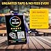 TapFive Google Review Stand compatible with Google Reviews - Tap for Instant Reviews - All Phones Compatible - Reusable Smart Tap NFC & QR - Boost Business Reviews - Zappy Fast (Black, 1 Stand)