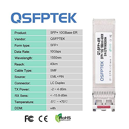 QSFPTEK-10G-SFP-Modulo-LC-Single-Mode-Mini-Gbic-Transceiver-1550nm-40km-10GBASE-ER-for-Cisco-SFP-10G-ER-Ubiquiti-Netgear-Mikrotik-D-Link-TP-Link-Broadcom-Linksys
