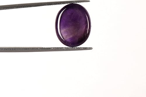 Miniatura 2 de GEMHUB Anillo superior de 8.95 CT que hace piedra preciosa suelta, cabujón ovalado Voilet amatista piedra preciosa para hacer joyas GN-921, Gema,