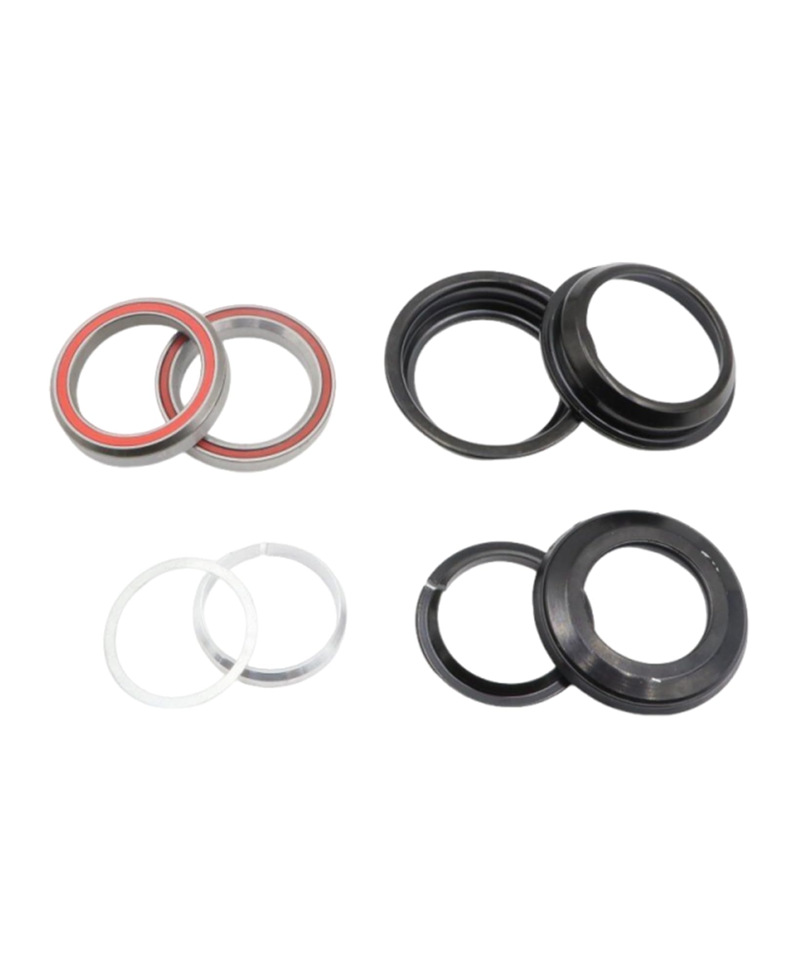 Groupe de bol et assemblage de roulement compatible avec KuKirin G2 MAX | Roulements de tige de direction Pièces de roulement Remplacement d'accessoires originaux 8PCS 1Set