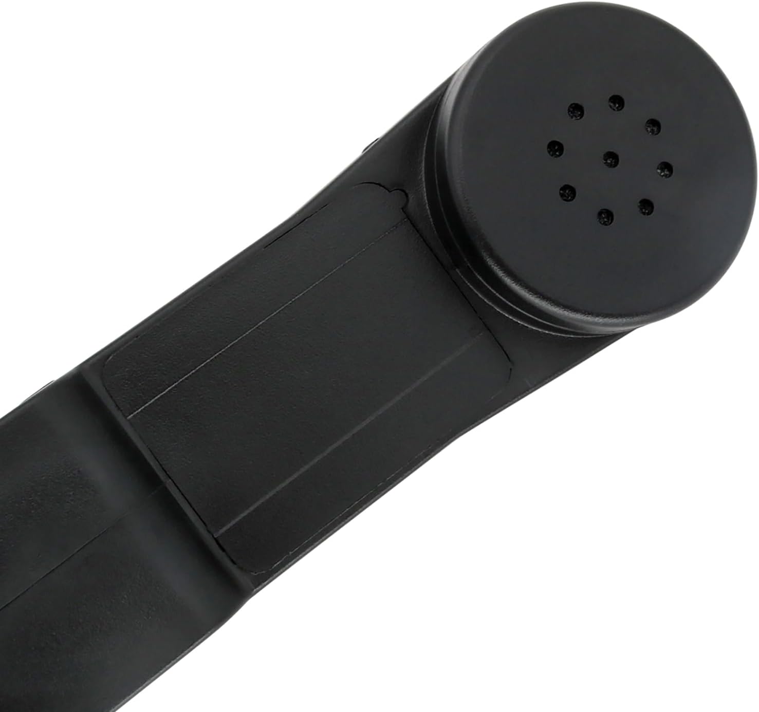 H-250 Adapter Handheld Microphone Spring Coil Design PTT Compatible with PRC 152/163 Radio or iPhone (Black, 6 pin for prc 152/163)