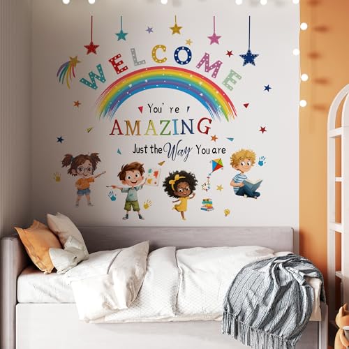 Vinilos Decorativos Reading Corner Rainbow para Niños miniatura 3