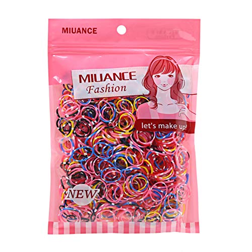 Multi Candy Color Baby Girl's Kids Hair Holder Hair Tie Elastic Rubber Bands (1000pcs small Muti-color 4)