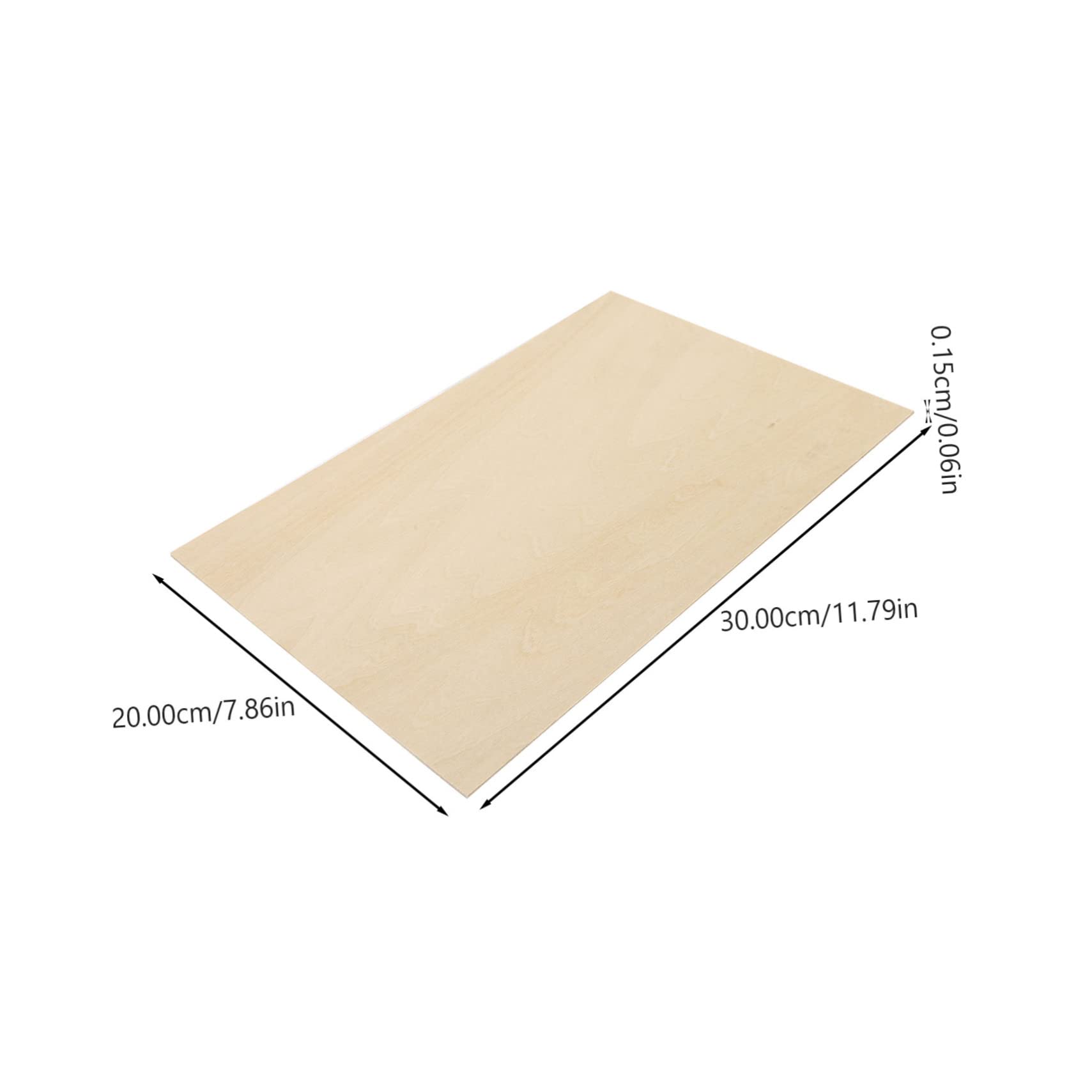 STOBOK 10 Pezzi Pannelli in Tiglio Leggero per Modellismo, Fai da Te e Pirografia, per Pittura e Intaglio
