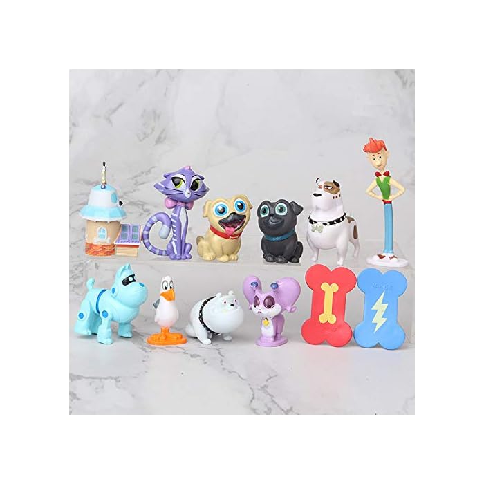 Buy PANASIGN Puppy Dog Pals Action Figures Toys Set of 12 Pcs 1.6"3.2