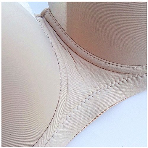 Image of Women's Strapless Bra B /C /D /DD /DDD /G 1 /2 Cup Seamless Plus Size Balconette Bra H059