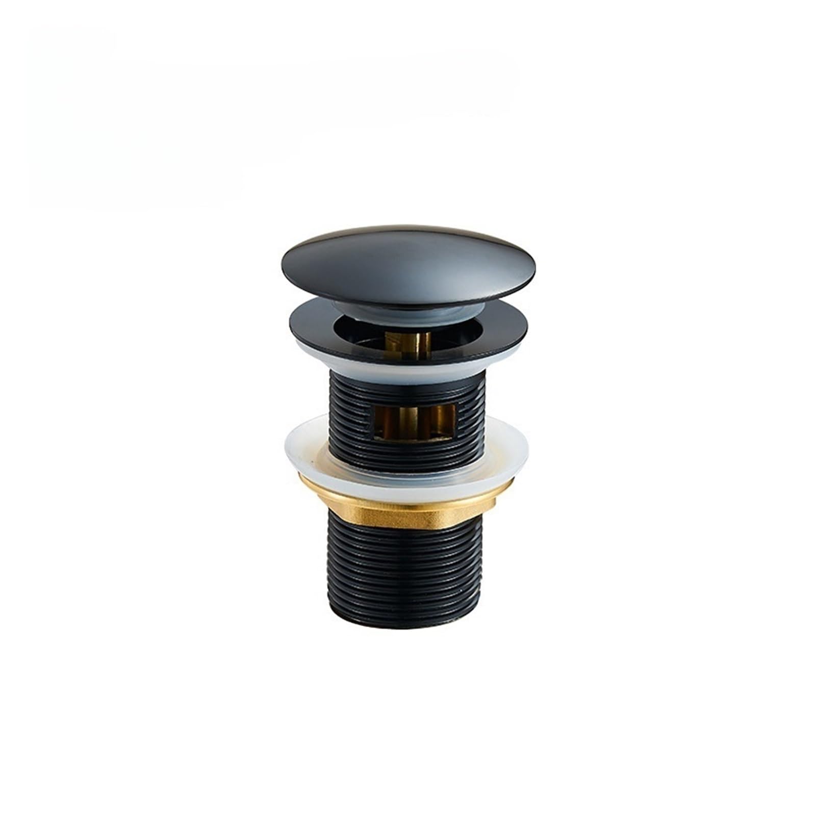 Sink Plug Pop Up Bathroom Sink Stopper Washbasin Pop Up Drain Plug Cover Waste Pipe Drainer With Or Without Overflow For Bath Accessories(K)
