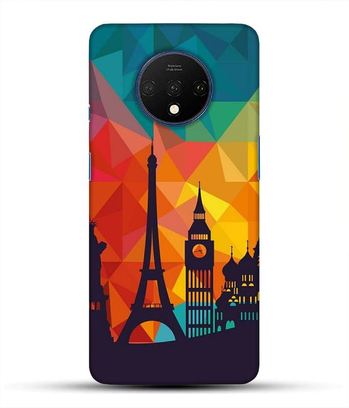 Bhaicover® Compatible for OnePlus 7T World Flamous Things Mobile Phone Back Cover Case Stylish Designer 3D Printed Hard Plastic Latest Accessory for Girls & Boys