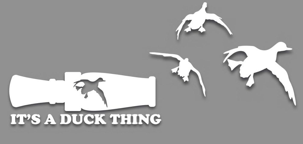Tolling Duck Vinyl Decal It's a Duck Thing 2 Decal Set Waterfowl Sticker