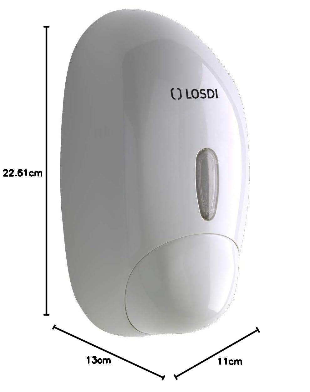 RENOVA LOSDI CJ-1003 Dosificador Jabón Líquido Abs, Blanco