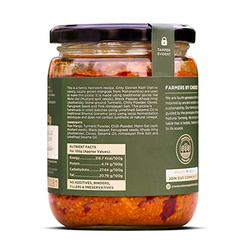 Image of Two Brothers Organic Farms Spicy Mango Pickle (500GM)
