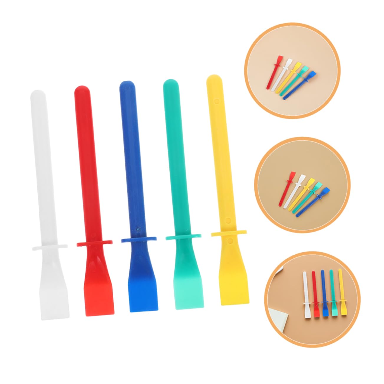 TEHAUX 250 Pezzi Kit Applicatori Colla Spatole per e Progetti Creativi Strumenti per Applicazione Colla e Raschiatura per da Te e Modellismo