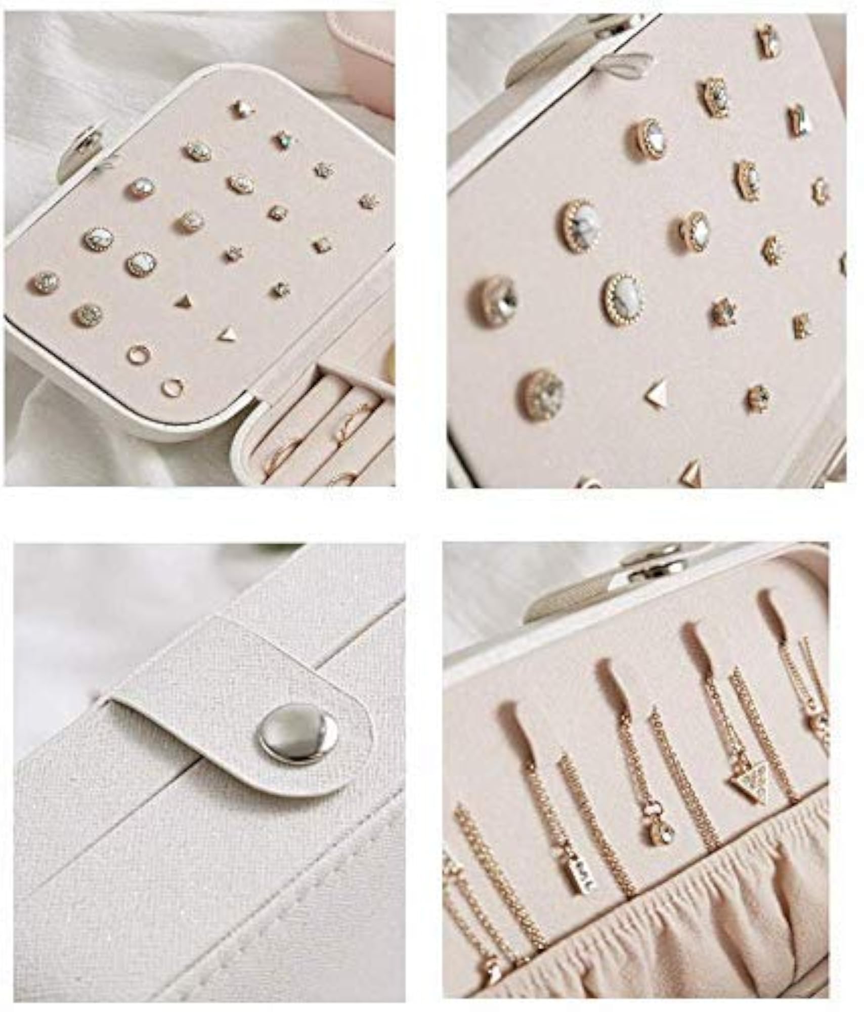 Jewellery Organiser MultiLayer PU Leather Storage Box