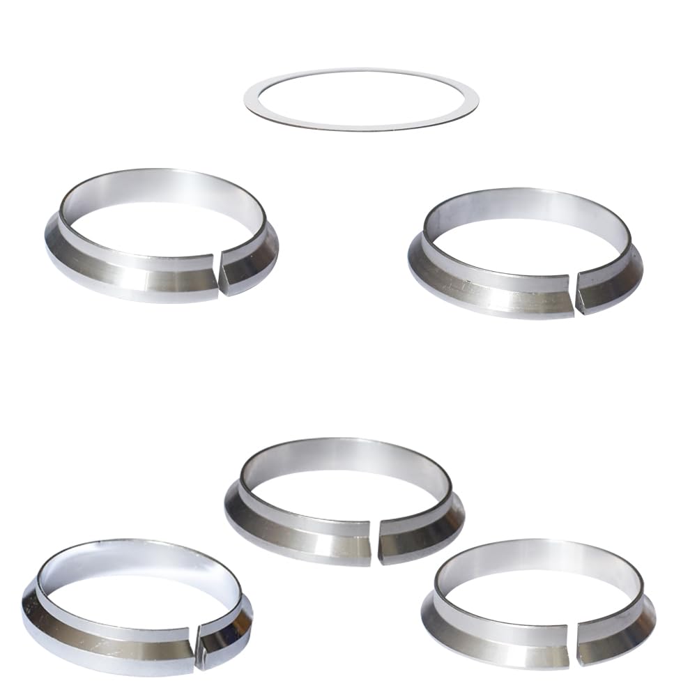 Pirhosigma Bike Cyclings 5 Kinds Headsets Base Cane Race Creek Compression Ring Washers Crowns Spacers Integrated Hoop ID 28.6 mm OD 34 mm Thk 1 to 2.6mm + 1 Washer