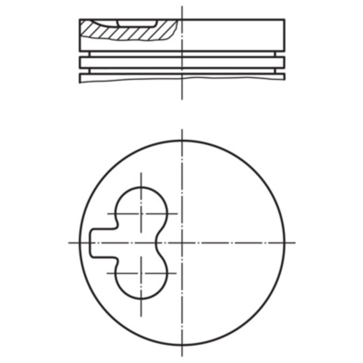 Mahle Original 029 82 00 Kolben