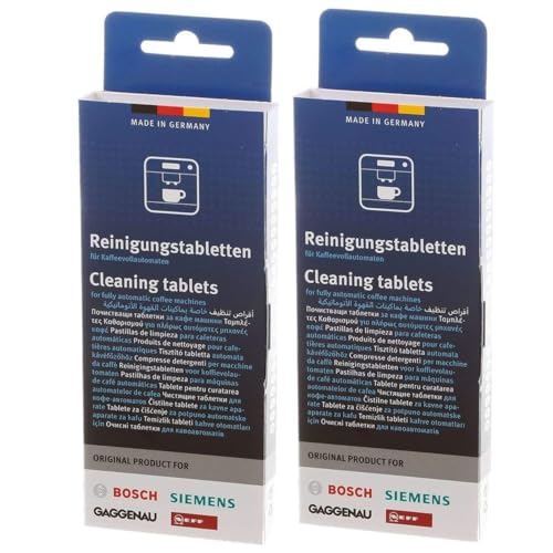 OCS Parts Coffee Machine Cleaning Tablets | Cleans Coffee and Espresso Makers from Bosch, Siemens, Gaggenau, Neff, and More | 10 Tablets
