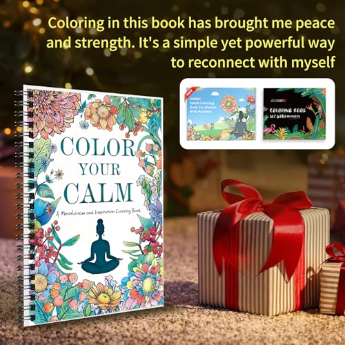 Image of Coloring Books for Adults with 30 Patterns Positive Quotes Large Print