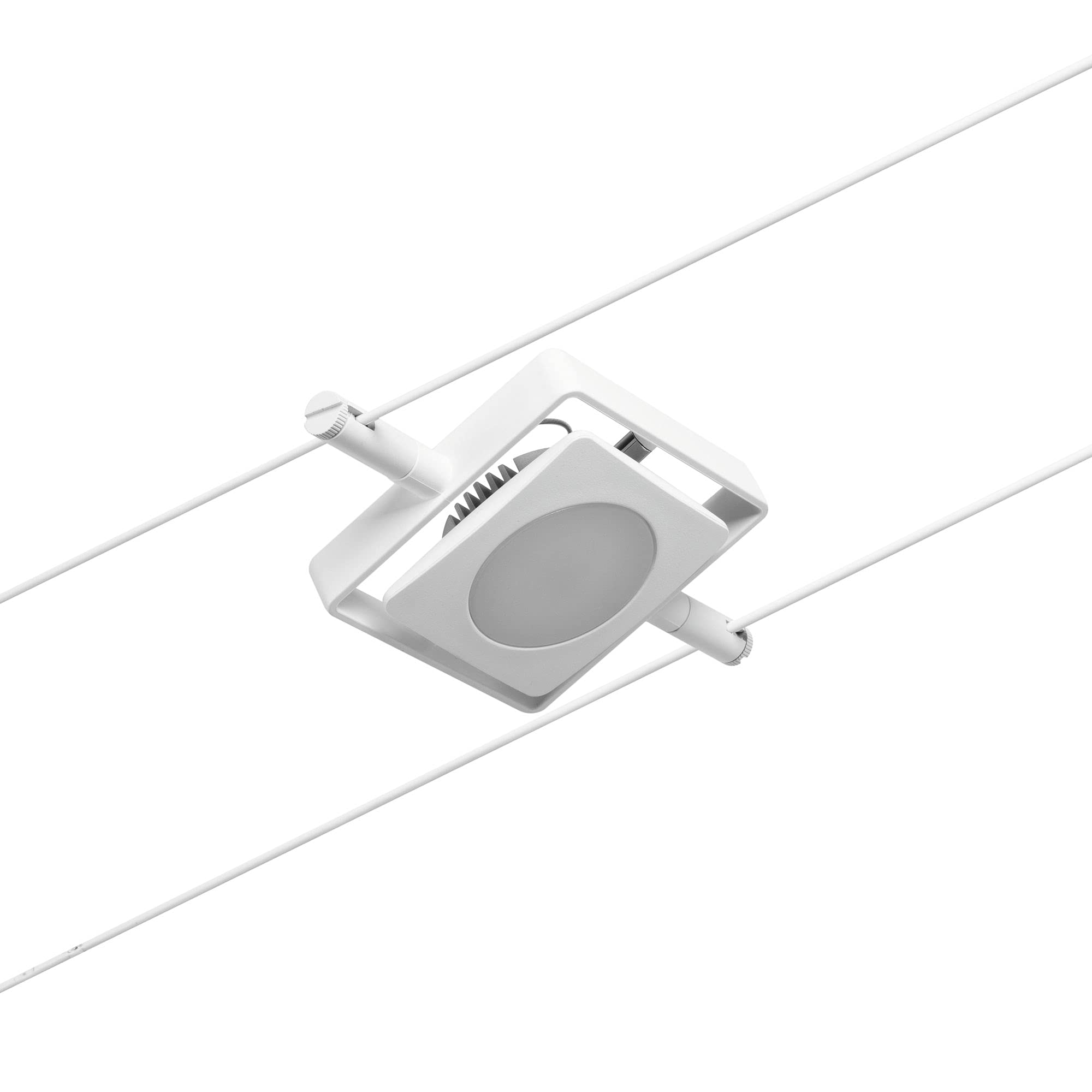 Paulmann 94422 Sistema de cables LED CorDuo set MacLED DC incl. 5x4,5 W ampliable blanco, cromo, cable metal 3000 K