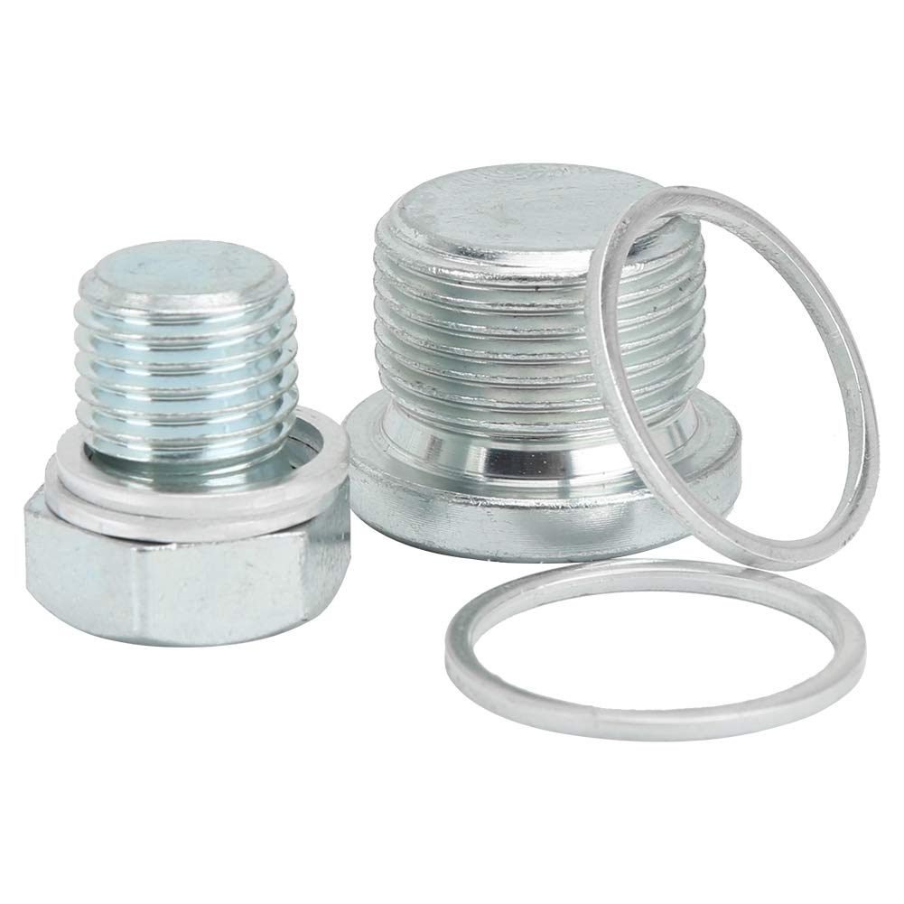 64 Pezzi Kit di Riparazione della Filettatura della Coppa dell'Olio, Coppa dell'olio in Alluminio Riparazione Filettatura della Coppa dell'olio Tappo di Scarico Kit di Strumenti Accessorio di Manutenz