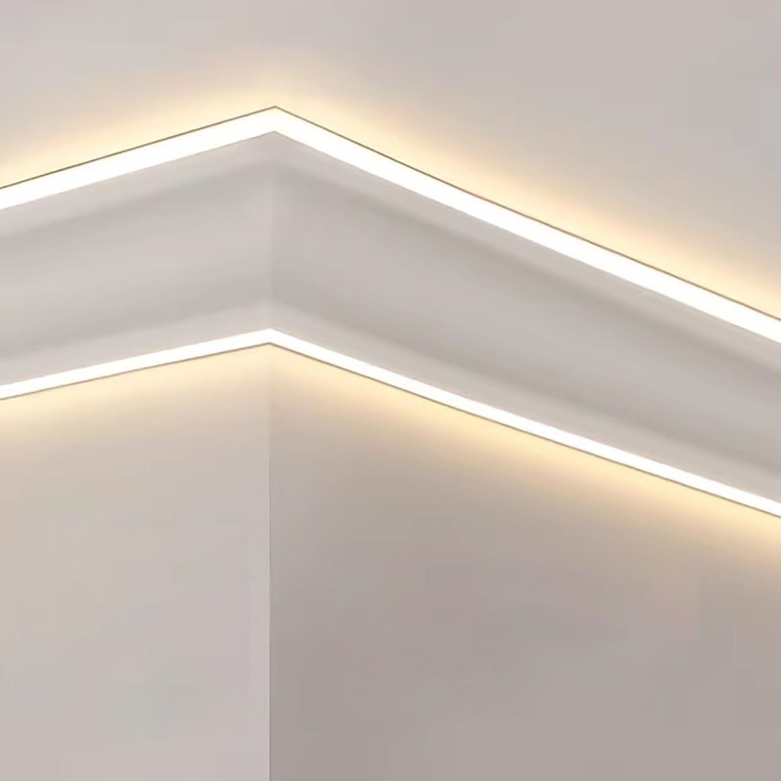 Profilé LED aluminium blanc de 130 cm avec diffuseur haut de gamme