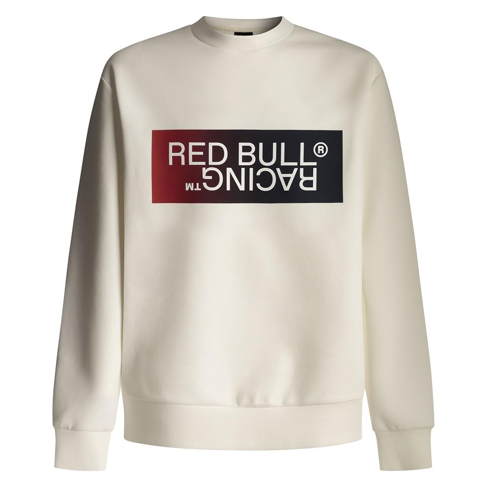 PEPE JEANS Men's OMBRE LOGO CREW Sweatshirt, White(OFF WHITE), XL