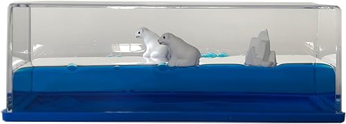 Miniatura 6 de Honsheng Figuras de tortugas marinas insumergibles, estatua, tortugas, juguete líquido líquido en una caja, decoración del hogar, regalos para