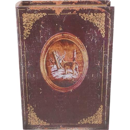 Ciieeo ���g���u�b�N�^���[�{�b�N�X �ؐ��l�H�{�͌^ �t�F�C�N�u�b�N���� �{�I�������[ �C���e���A�����p ���p�r���r���O ���֗p