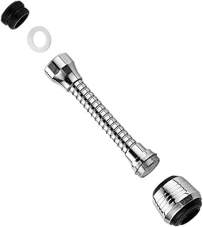 pulverizador Grifo - Aireador extensión Grifo con rotación 360 Grados - Fregadero Cocina aireador Extensor Grifo alargar Dispositivo para Fregadero Grifo Cocina