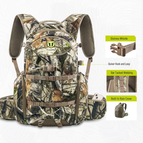 Image of TIDEWE Hunting Backpack for Men, 40L Camo Hunting Pack for Deer Hunting
